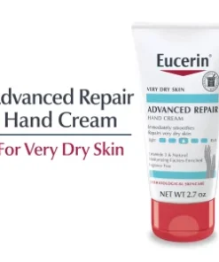 Eucerin Advanced Repair Hand Cream, Travel Size Hand Cream, 2.7 Oz Tube